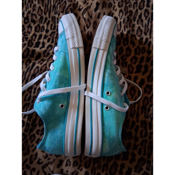 Converse Blue and White Chuck Taylor Sneakers - Picture 2 of 8
